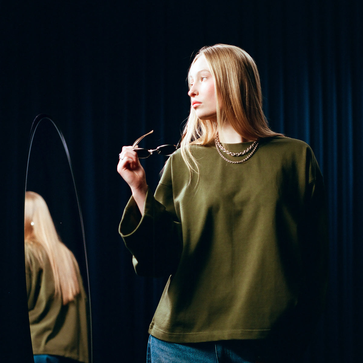 EVERGREEN ULTRA LOOSE BOXY LONGSLEEVE — 3