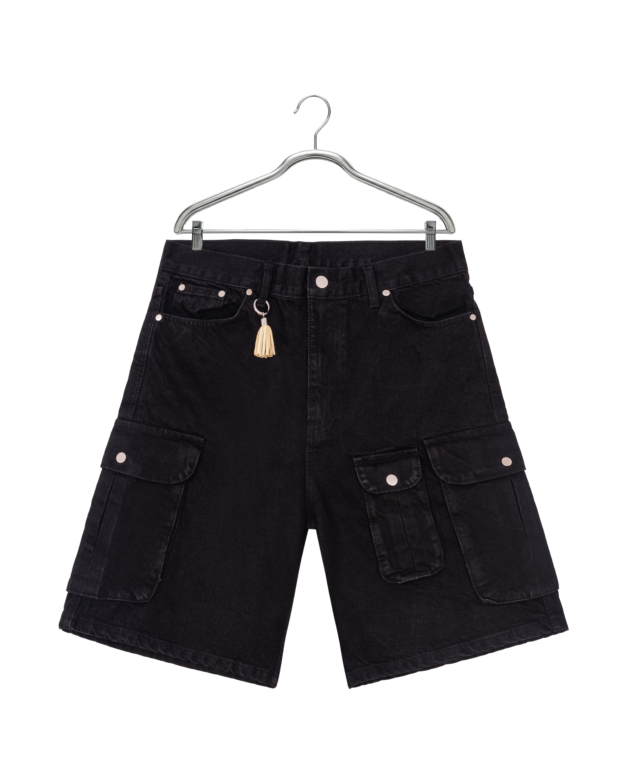 GABRIELA CARGO DENIM SHORTS