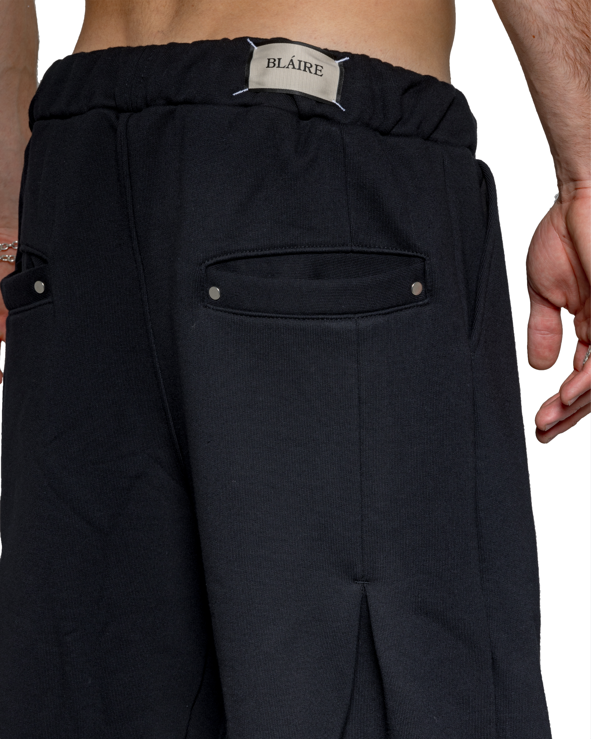 EVERGREEN WIDE LEG PLEATED SWEATPANTS Image 3