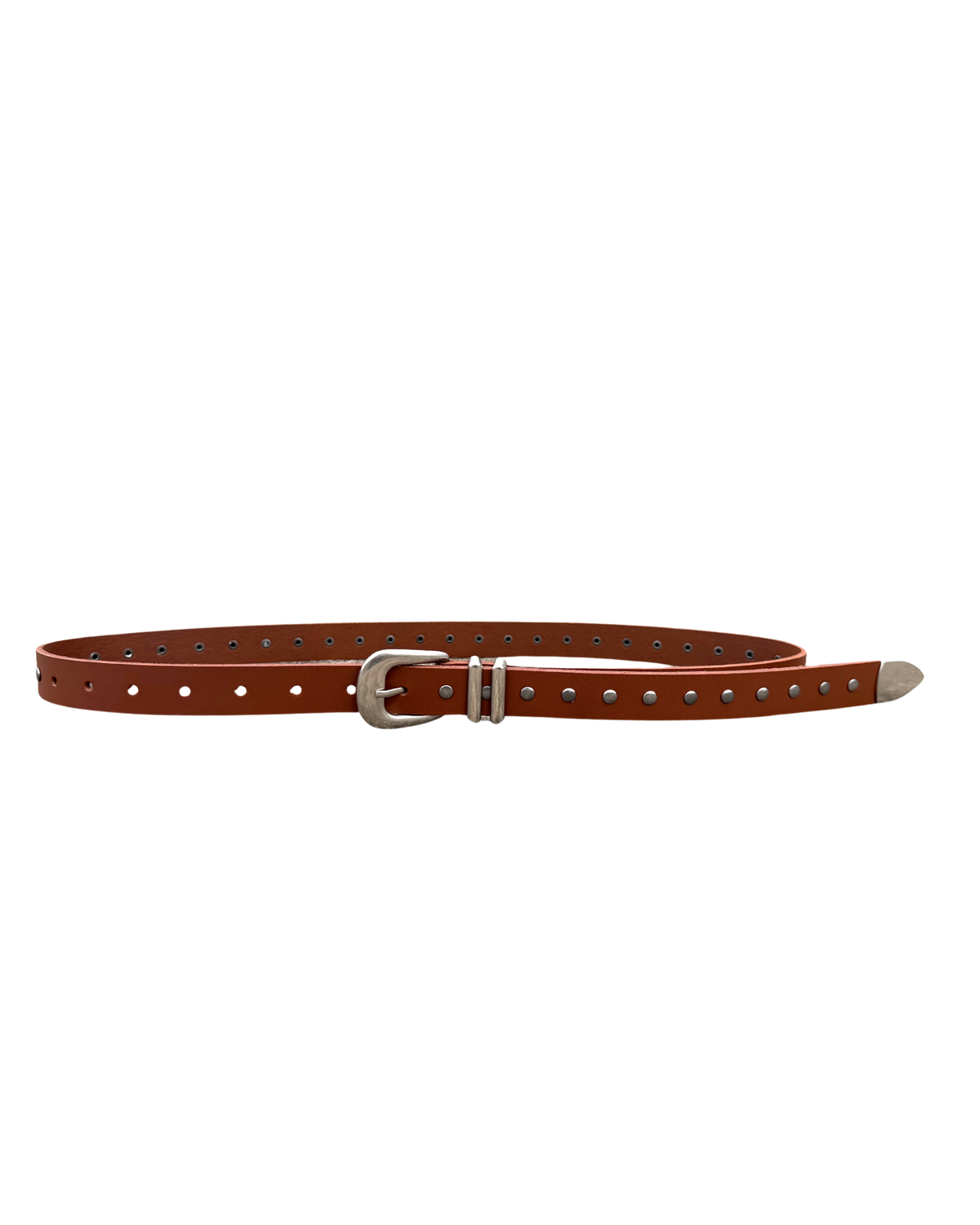STUDDED LEATHER BELT — 1