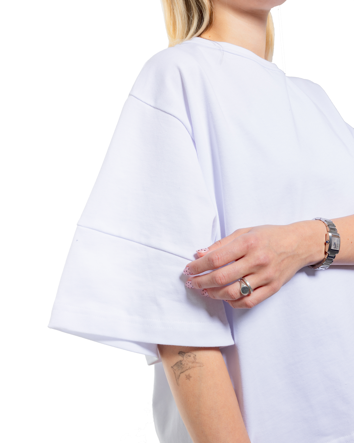 EVERGREEN TRIPLE ARM BOXY TEE — 5