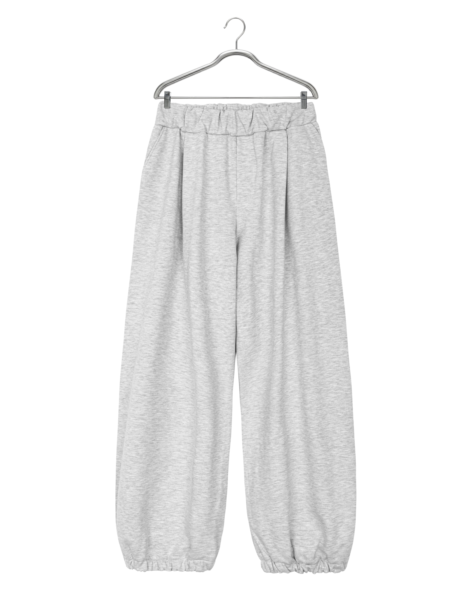 EVERGREEN WIDE LEG PLEATED SWEATPANTS Image