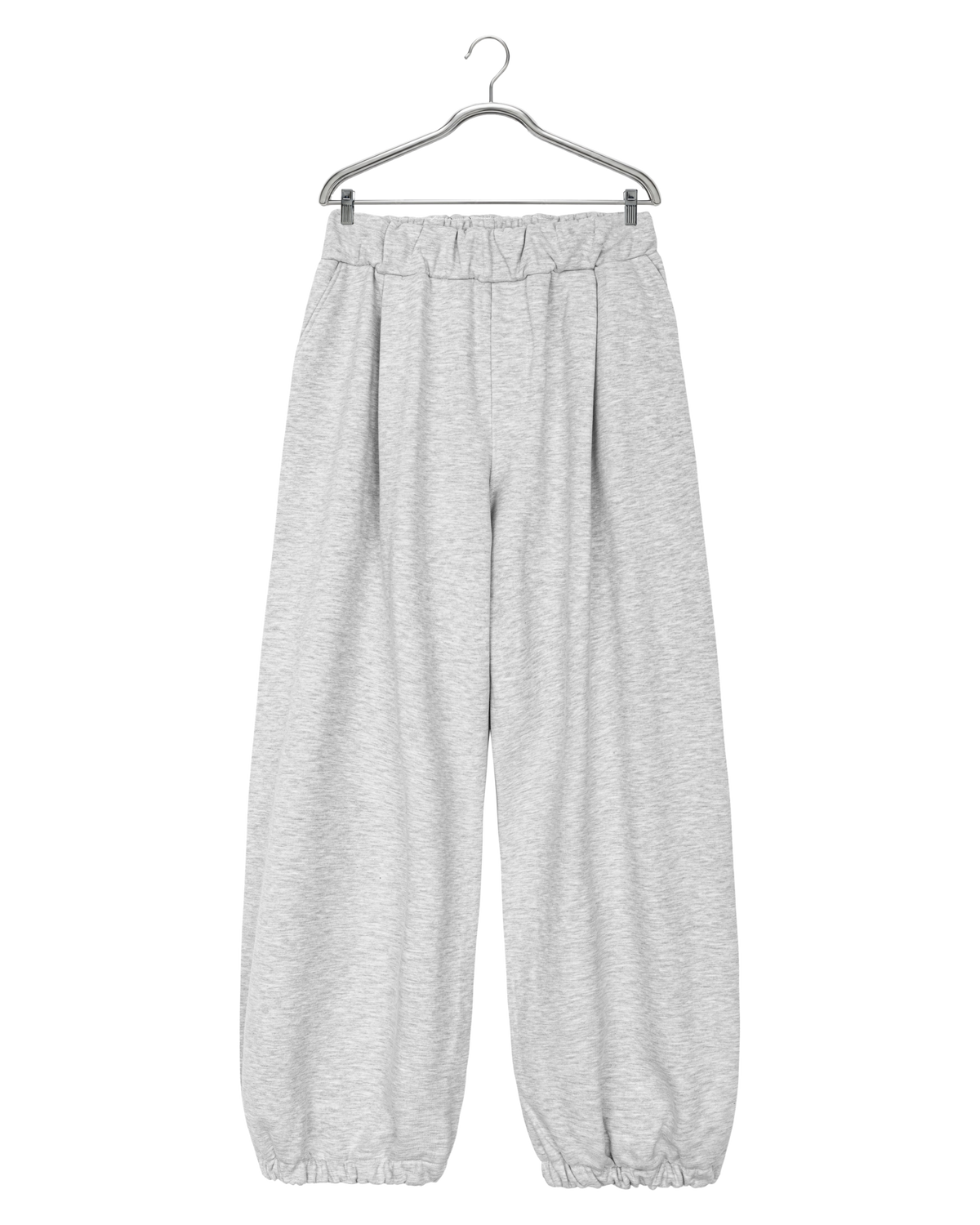 EVERGREEN WIDE LEG PLEATED SWEATPANTS — 1