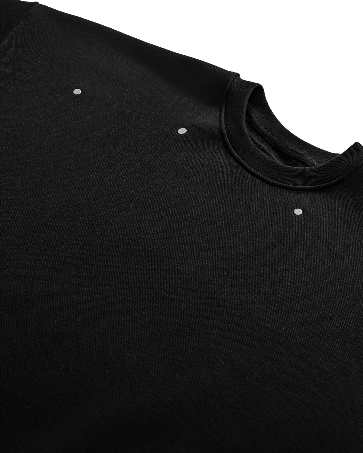 EVERGREEN LOOSE METAL RIVET CREWNECK — 3