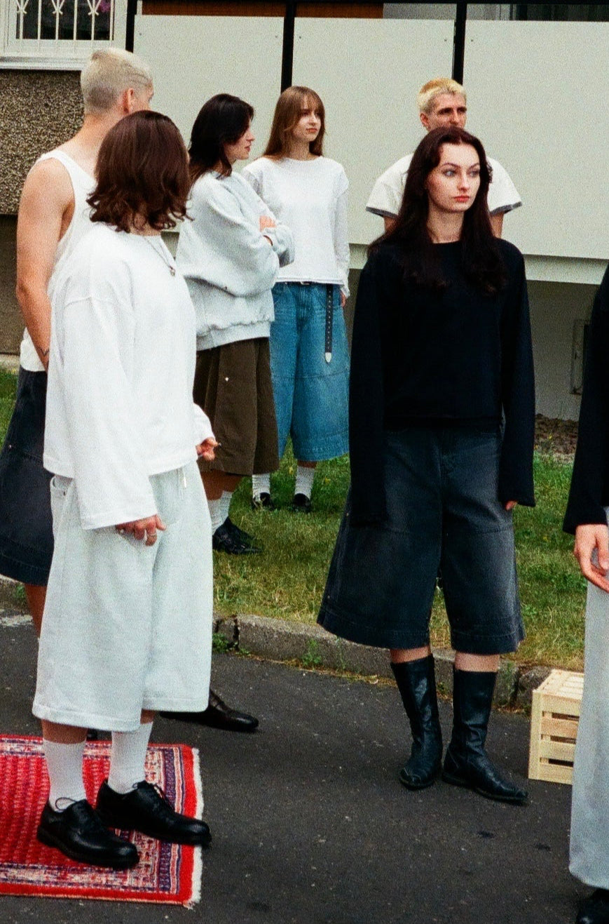 EVERGREEN SWEAT JORTS — 5