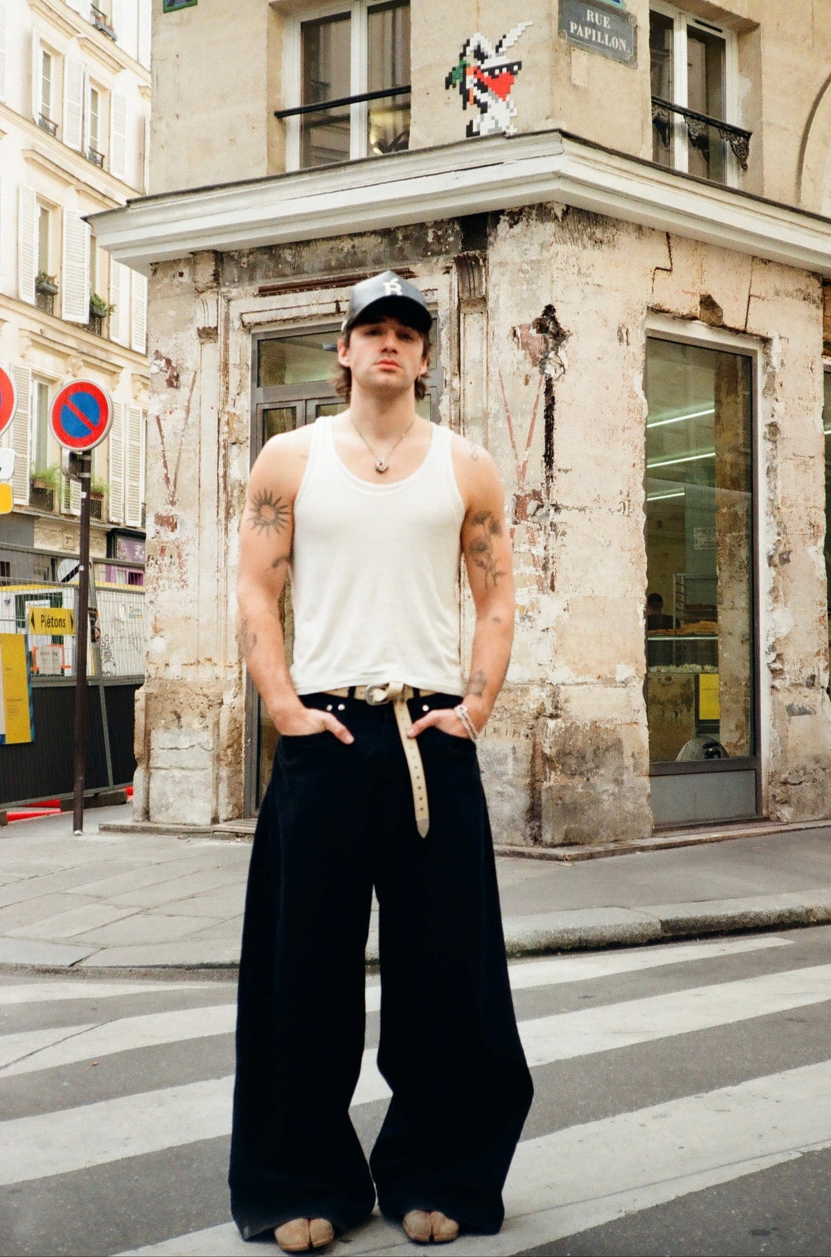 6-PANEL LEATHER CAP — 4