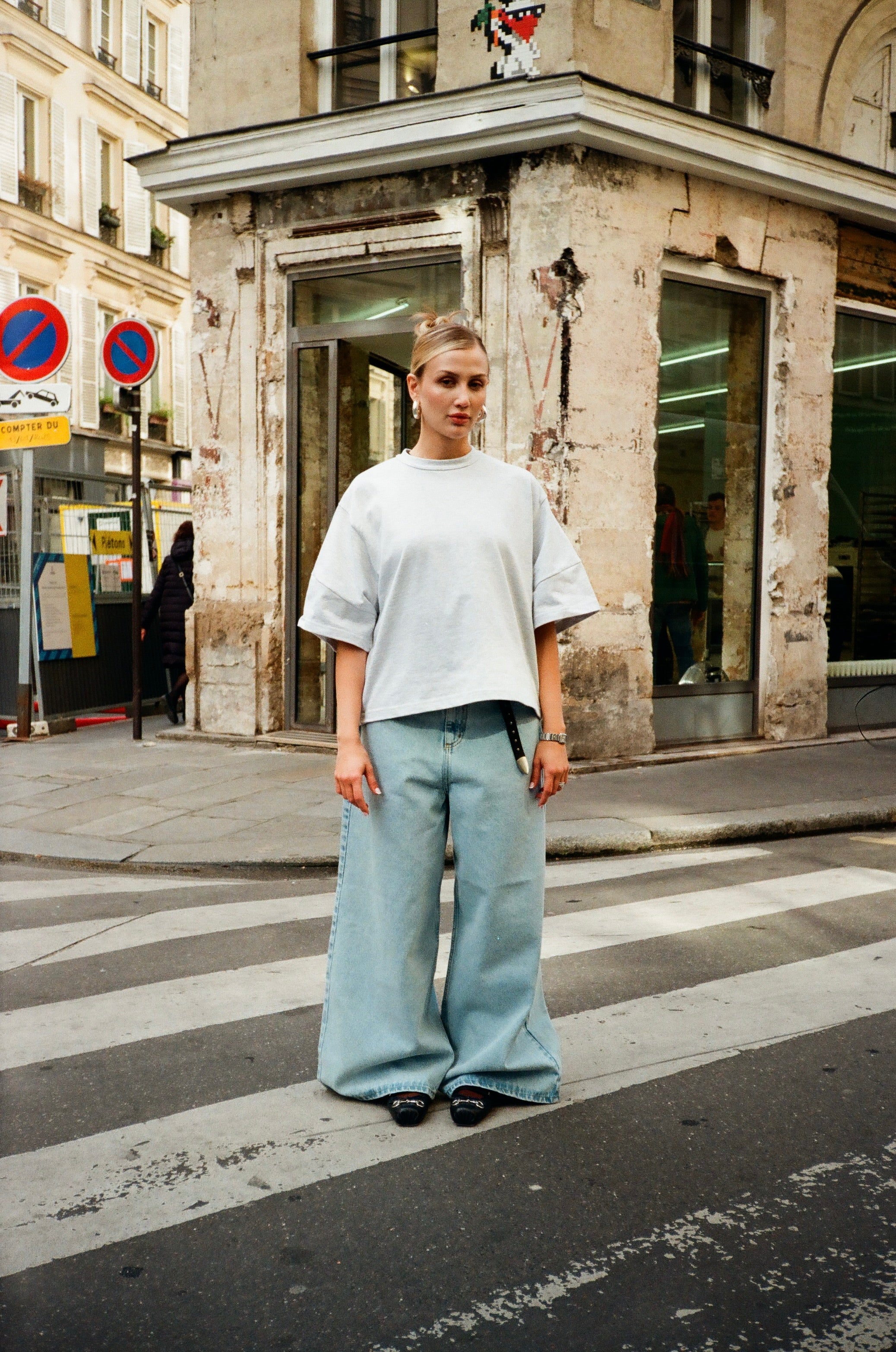 EVERGREEN TRIPLE ARM BOXY TEE Image 4