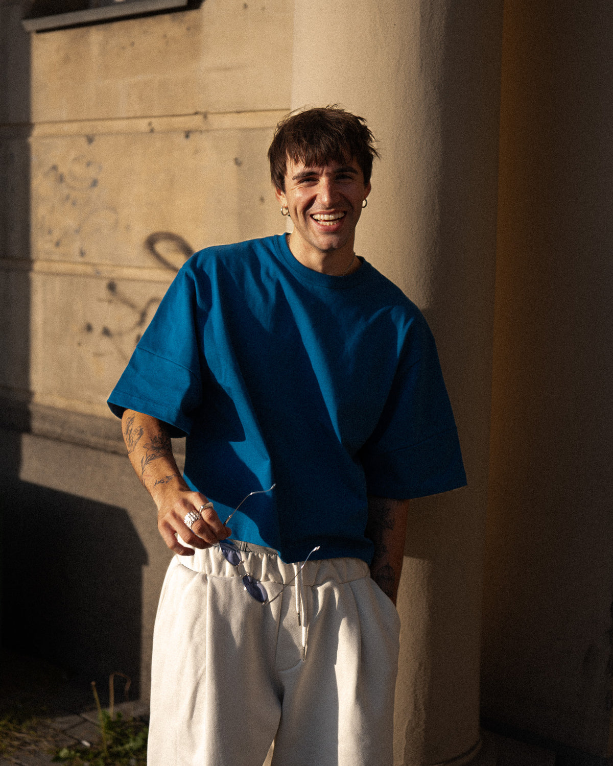 EVERGREEN TRIPLE ARM BOXY TEE — 4