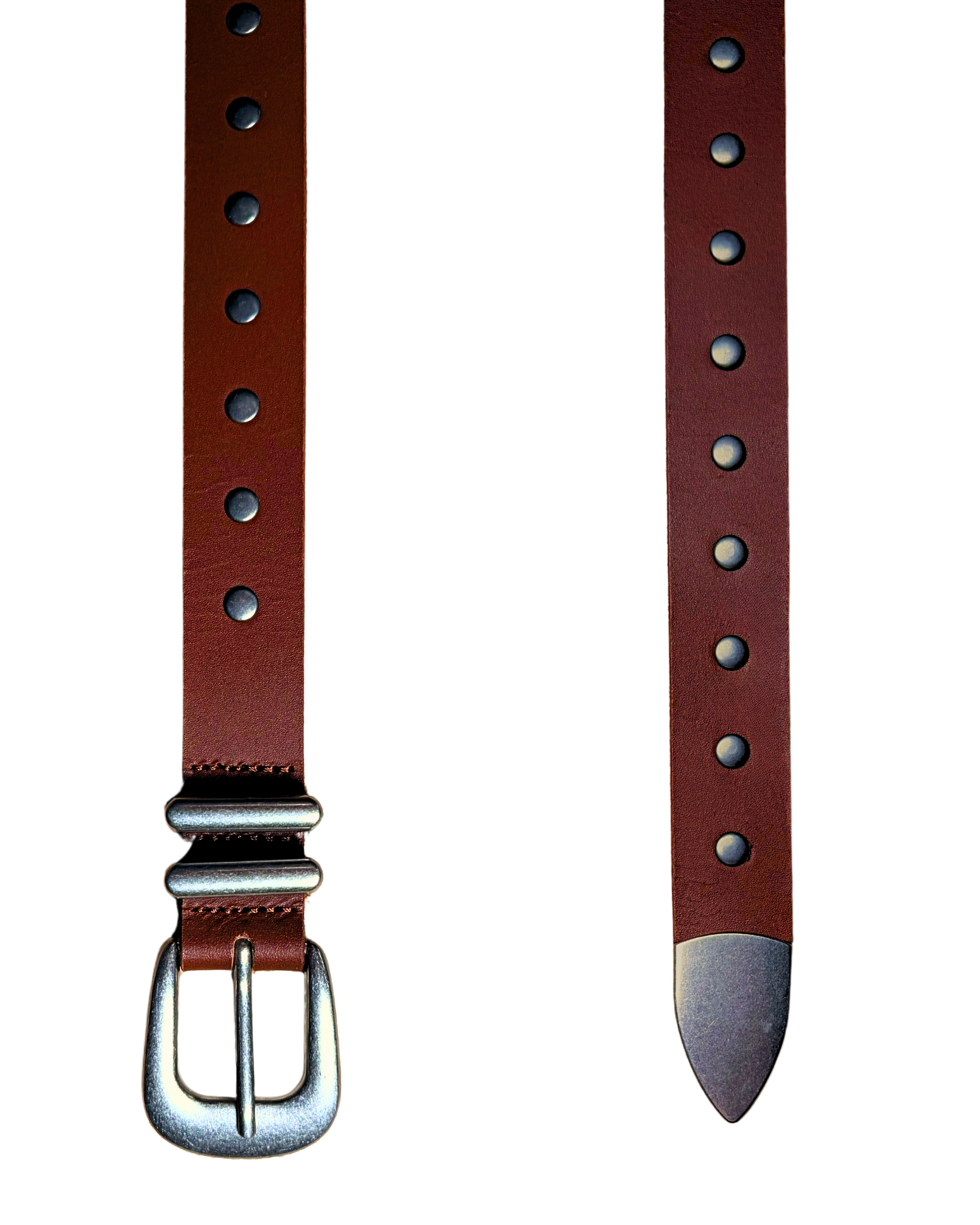 STUDDED LEATHER BELT Image
