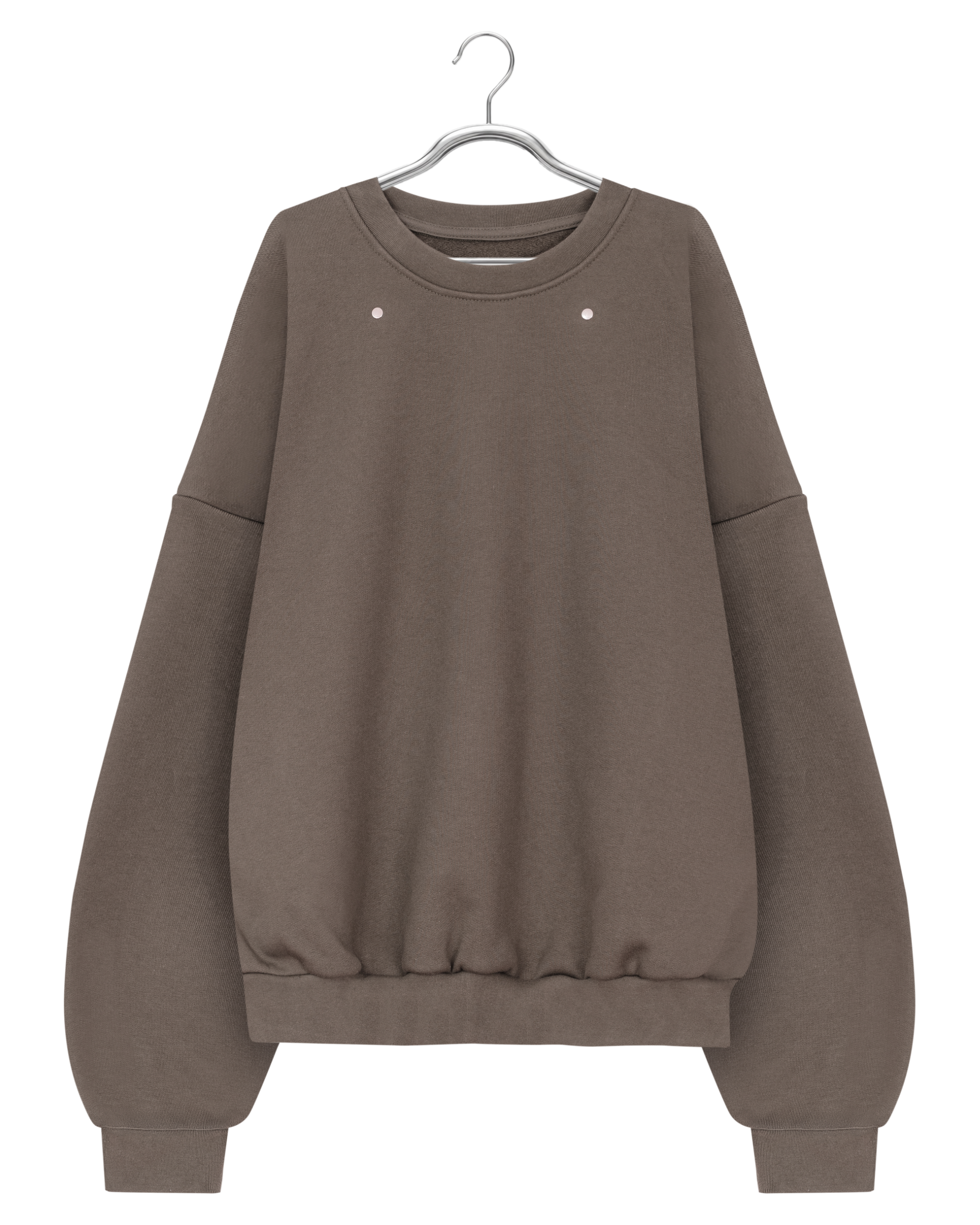 EVERGREEN LOOSE METAL RIVET CREWNECK Image