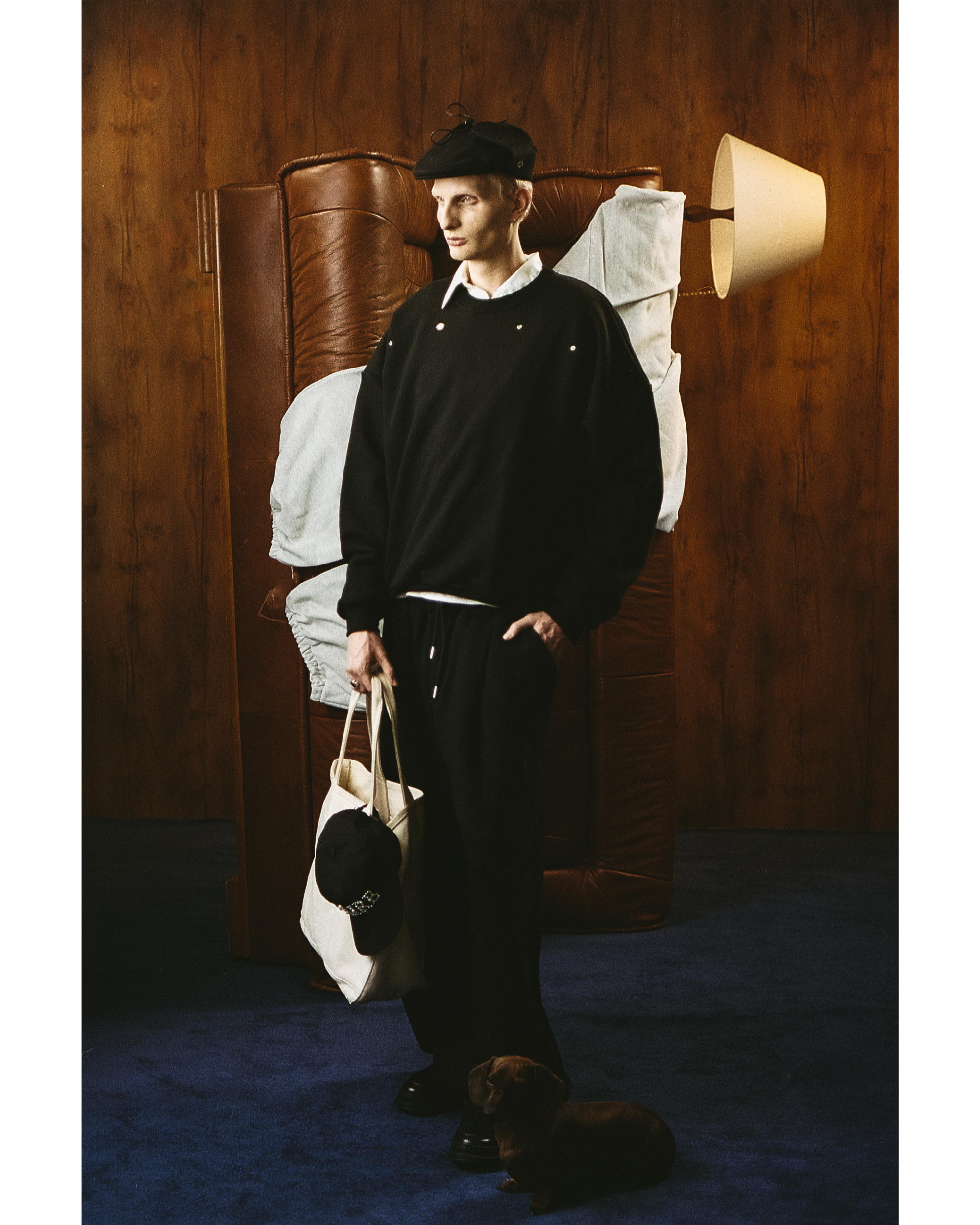 EVERGREEN LOOSE METAL RIVET CREWNECK Image 6