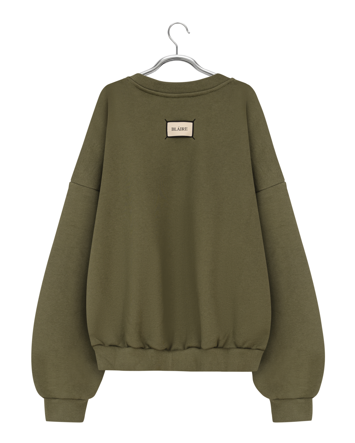 EVERGREEN LOOSE METAL RIVET CREWNECK — 2