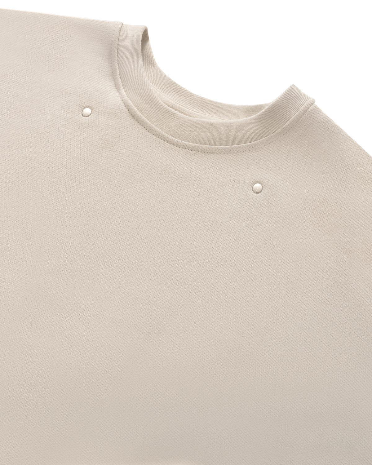 EVERGREEN LOOSE METAL RIVET CREWNECK — 3