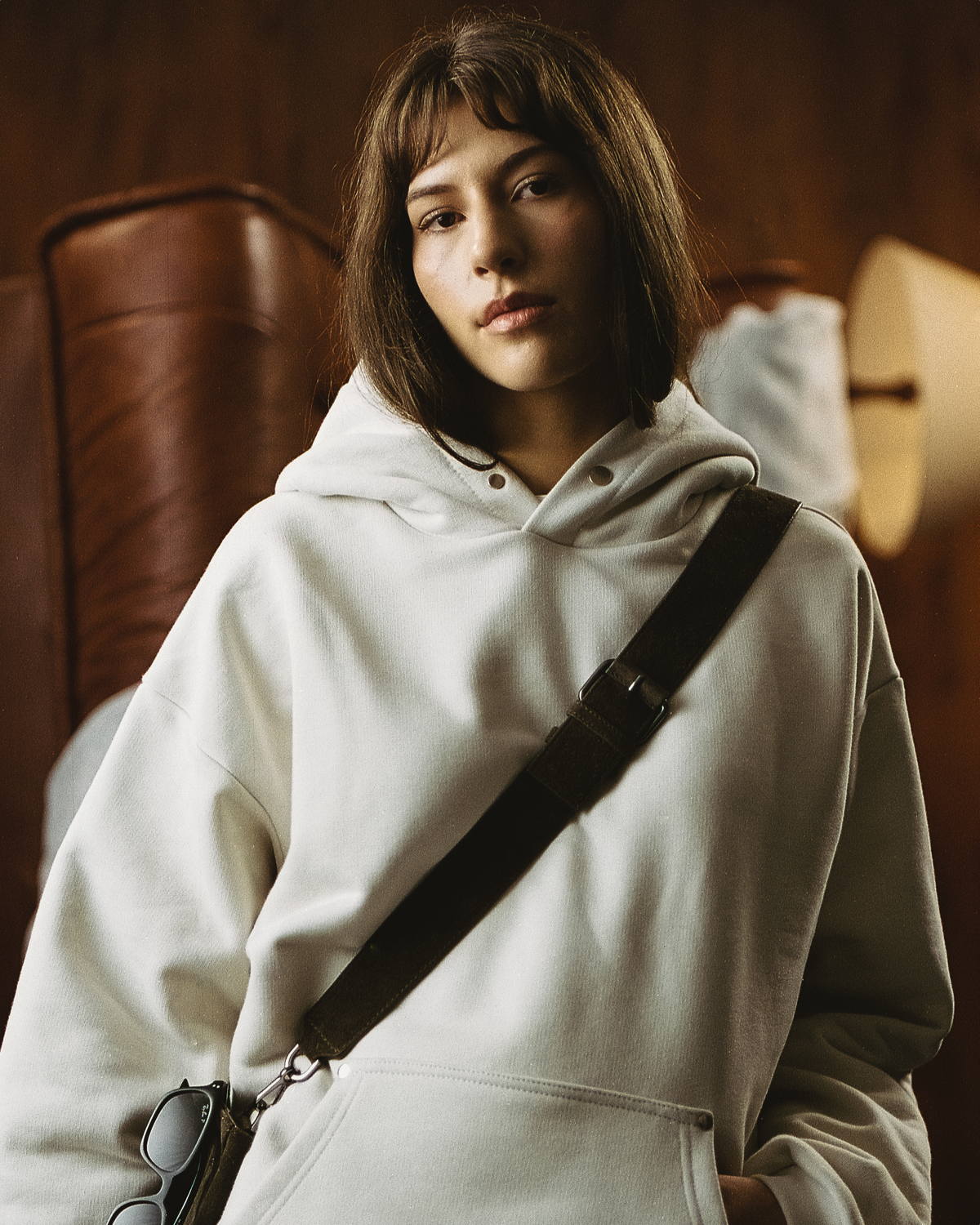 EVERGREEN METAL RIVET HOODIE — 4