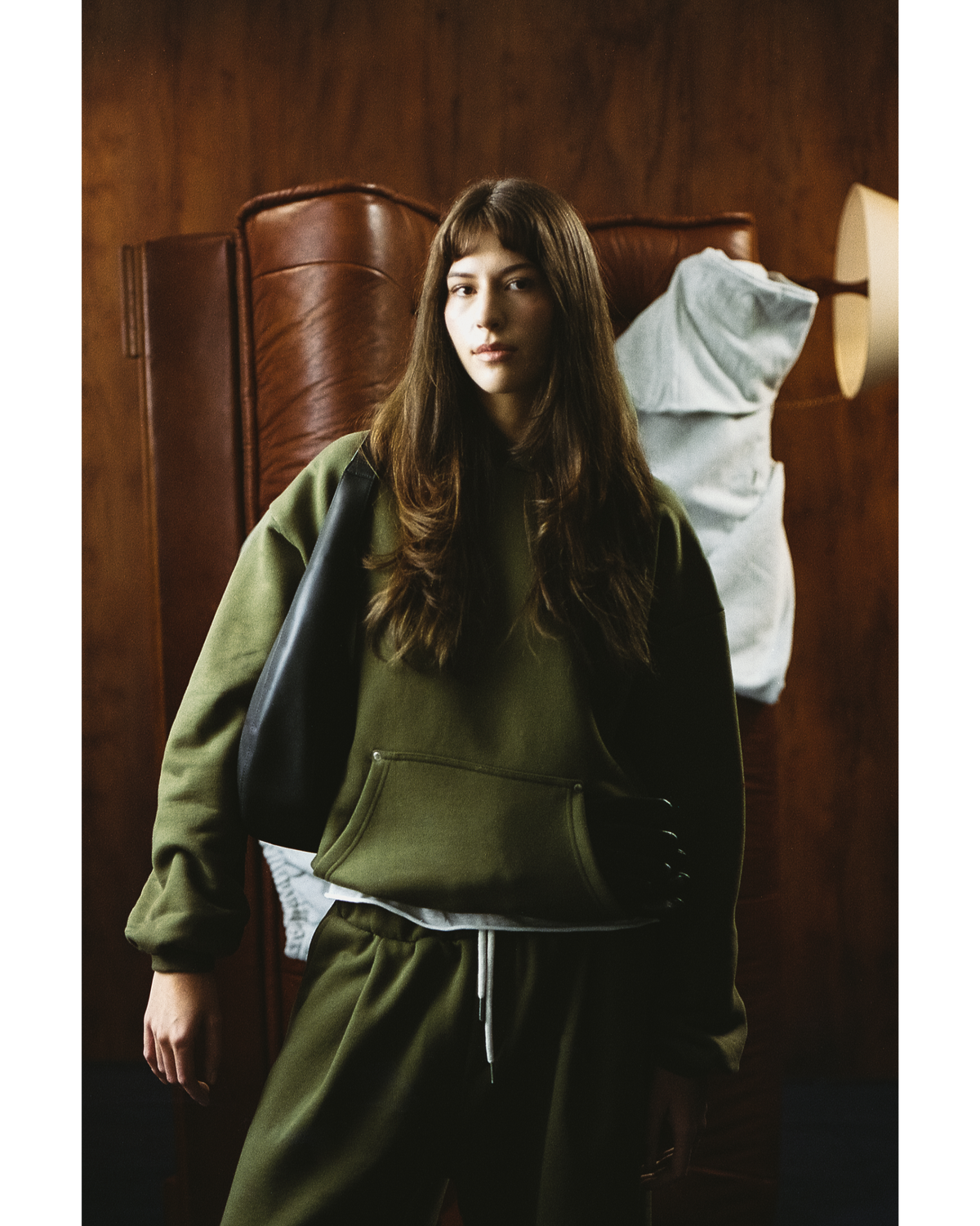 EVERGREEN METAL RIVET HOODIE — 4