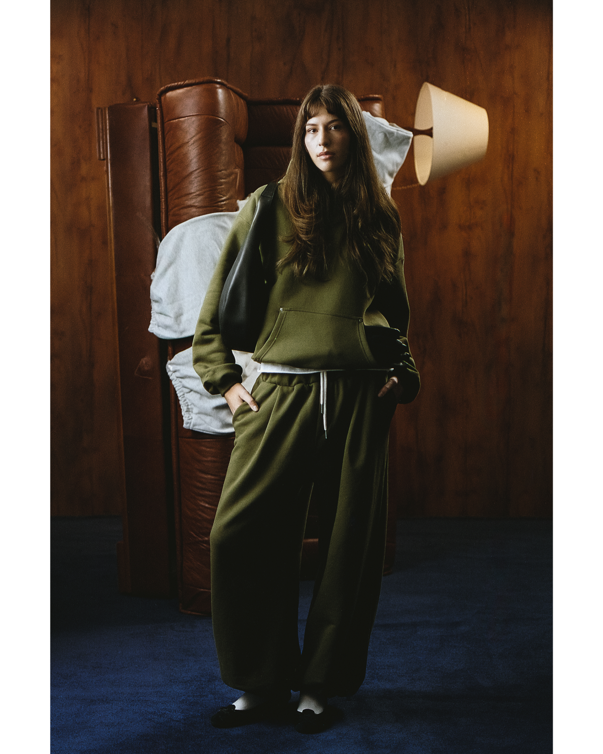 EVERGREEN METAL RIVET HOODIE — 5