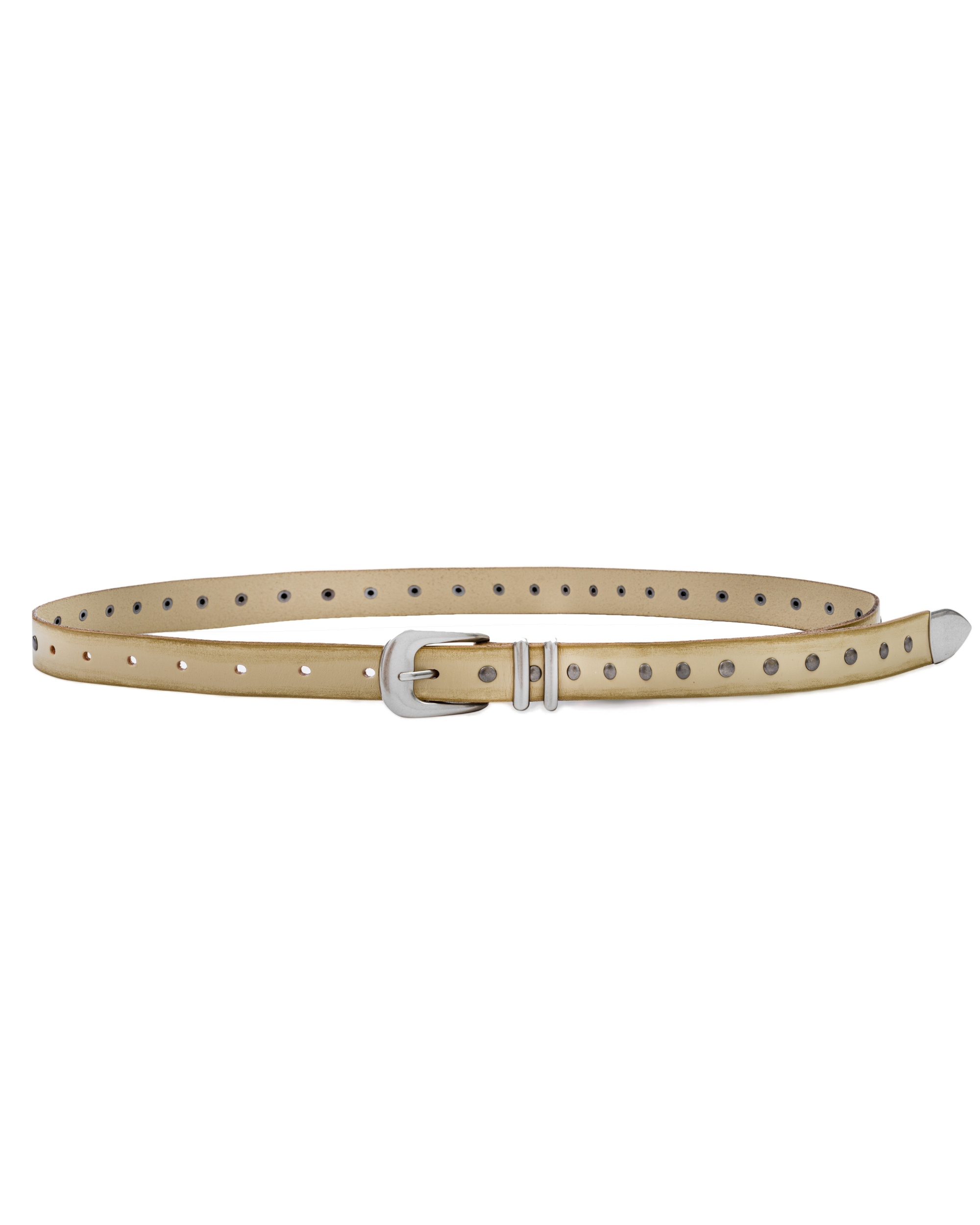 STUDDED LEATHER BELT Image
