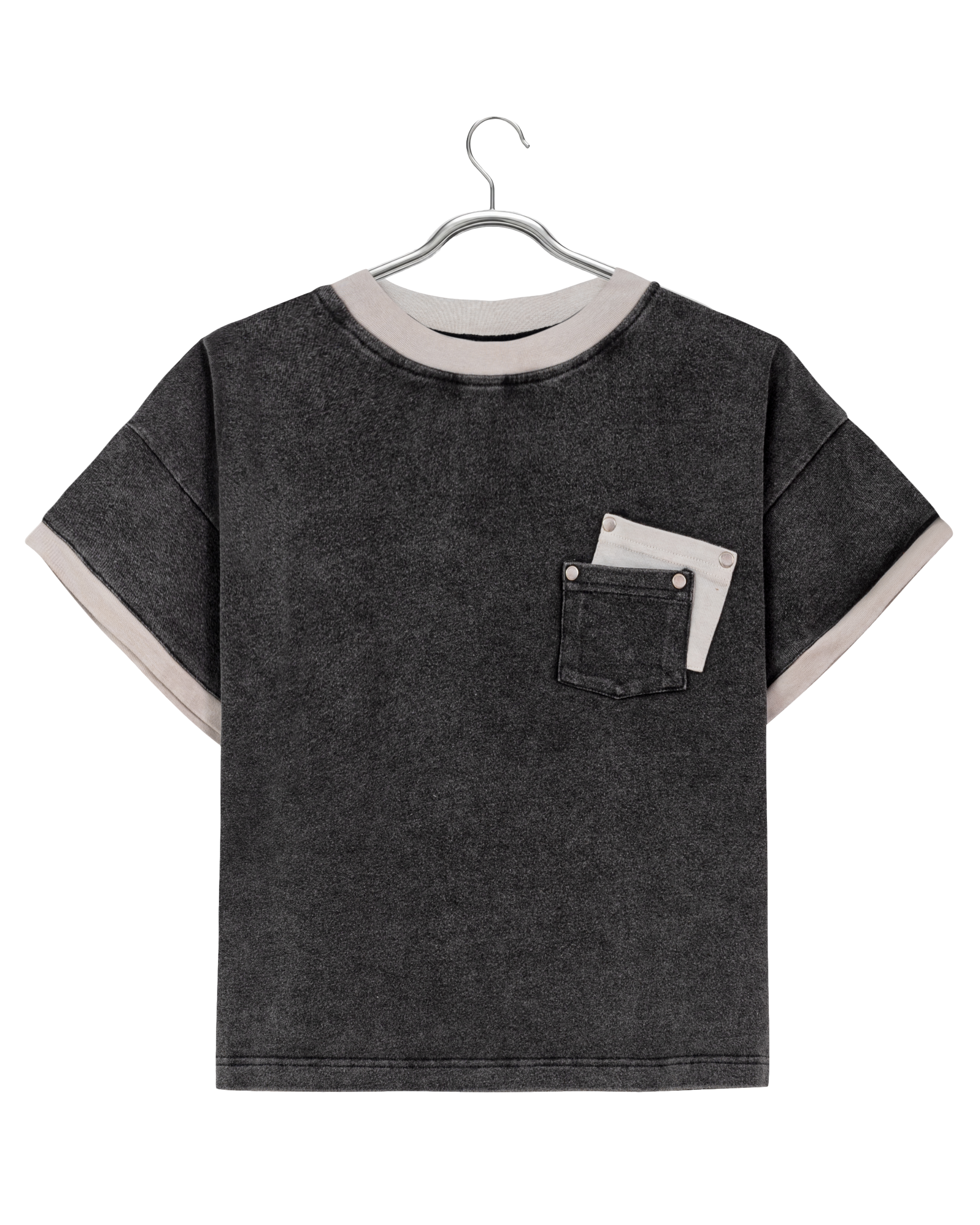 DOUBLE POCKET BABY TEE Image