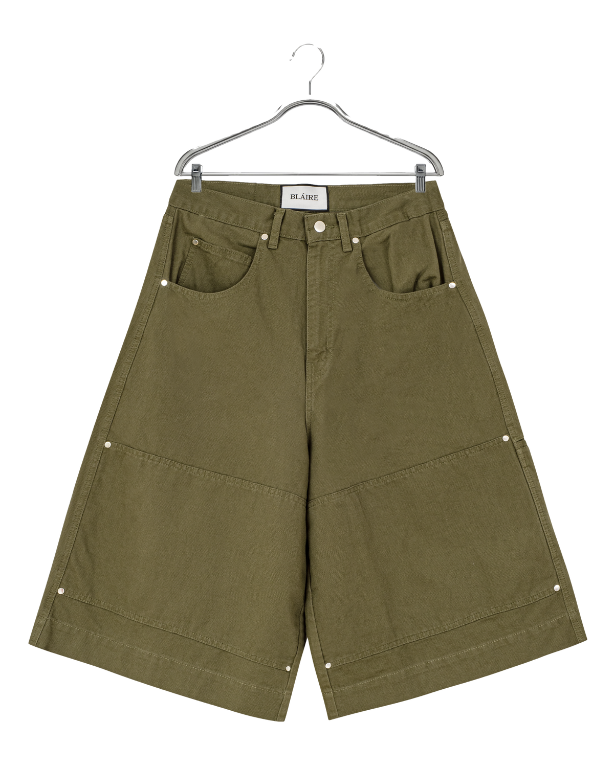 DOUBLE KNEE BOTTLE JORTS — 1