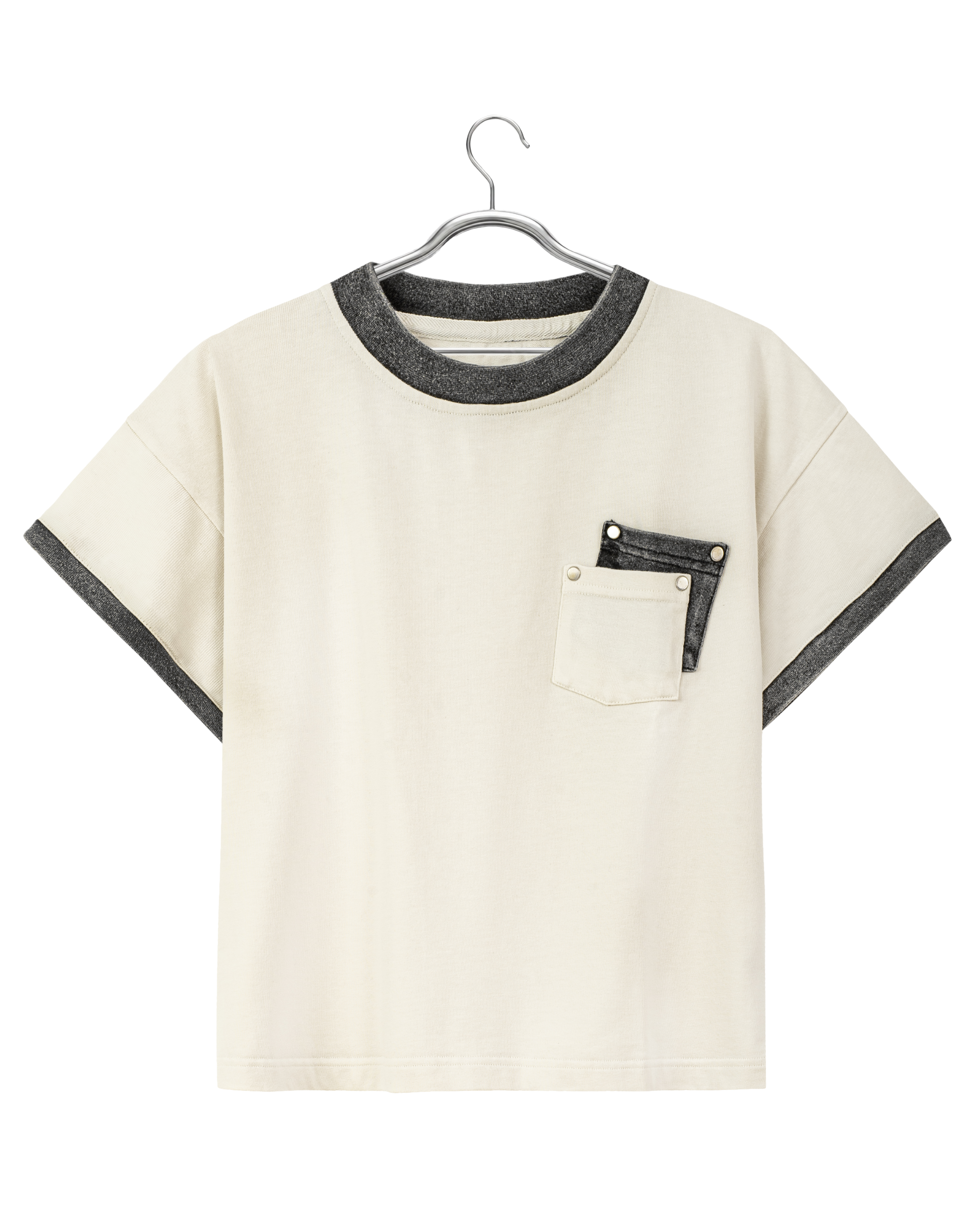 DOUBLE POCKET BABY TEE Image