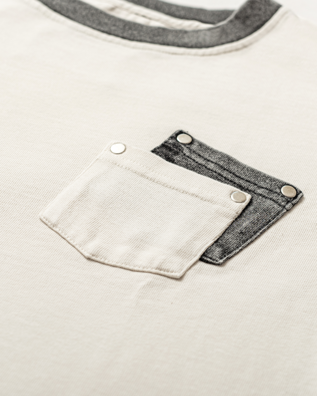 DOUBLE POCKET BABY TEE — 3
