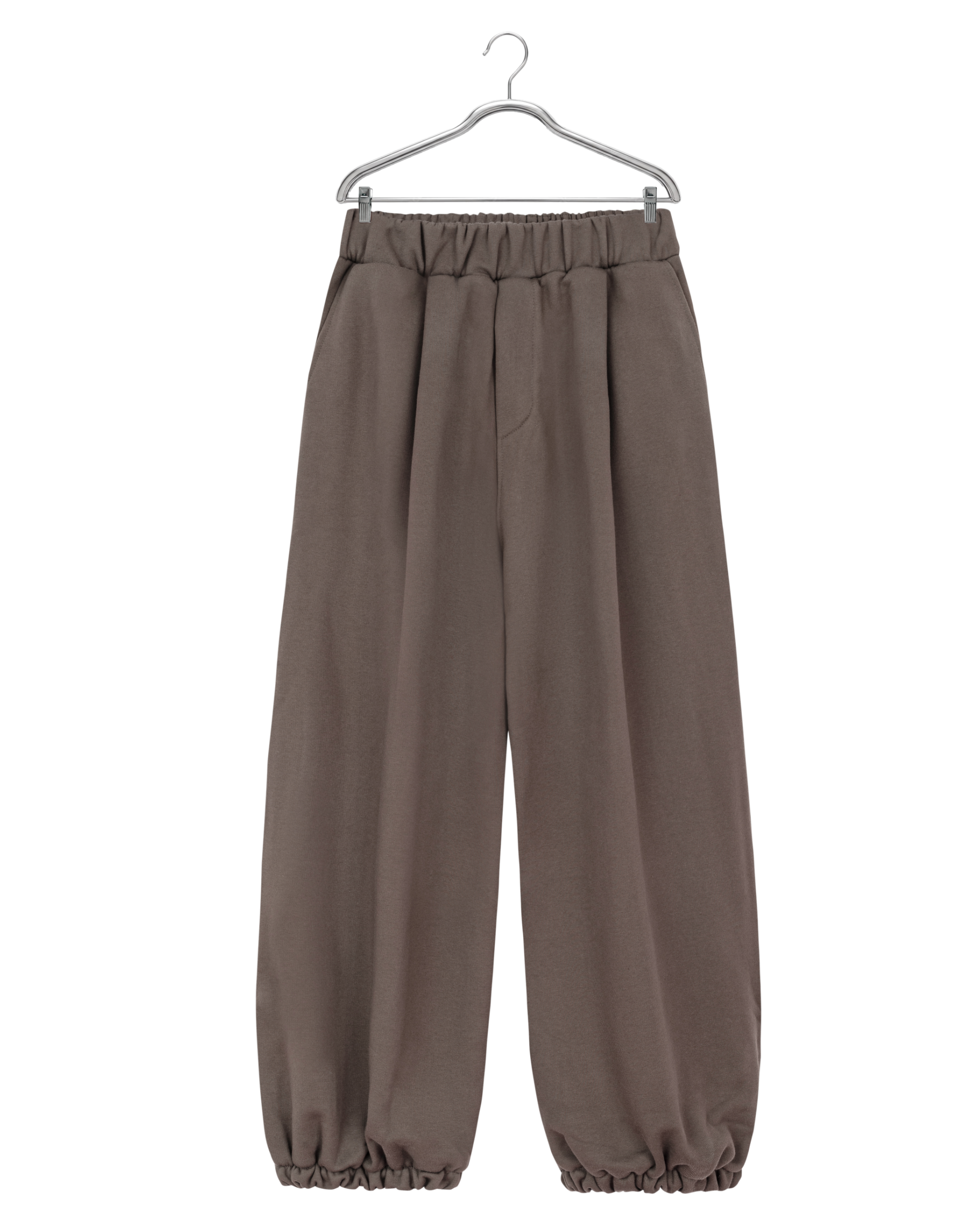 EVERGREEN WIDE LEG PLEATED SWEATPANTS Image