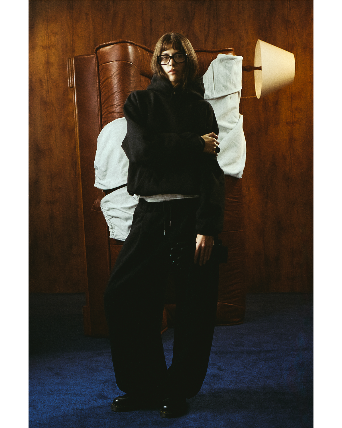 EVERGREEN WIDE LEG PLEATED SWEATPANTS — 4