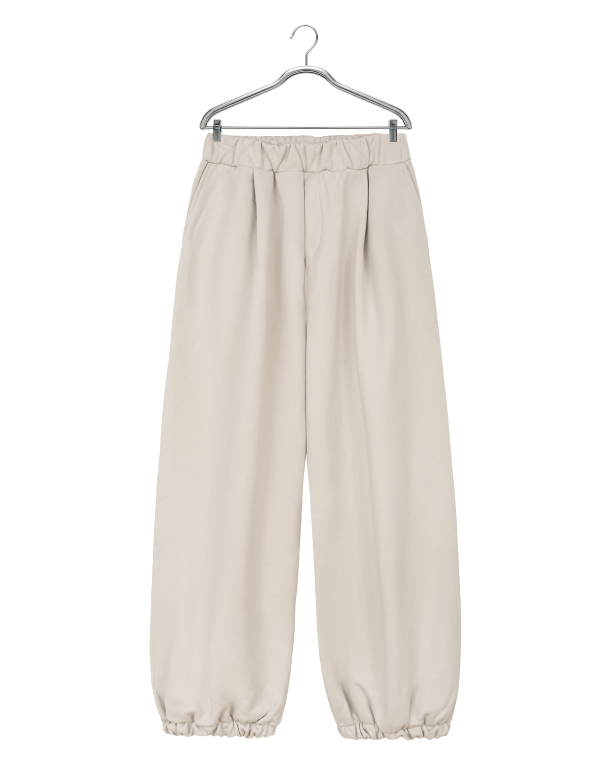 EVERGREEN WIDE LEG PLEATED SWEATPANTS — 1