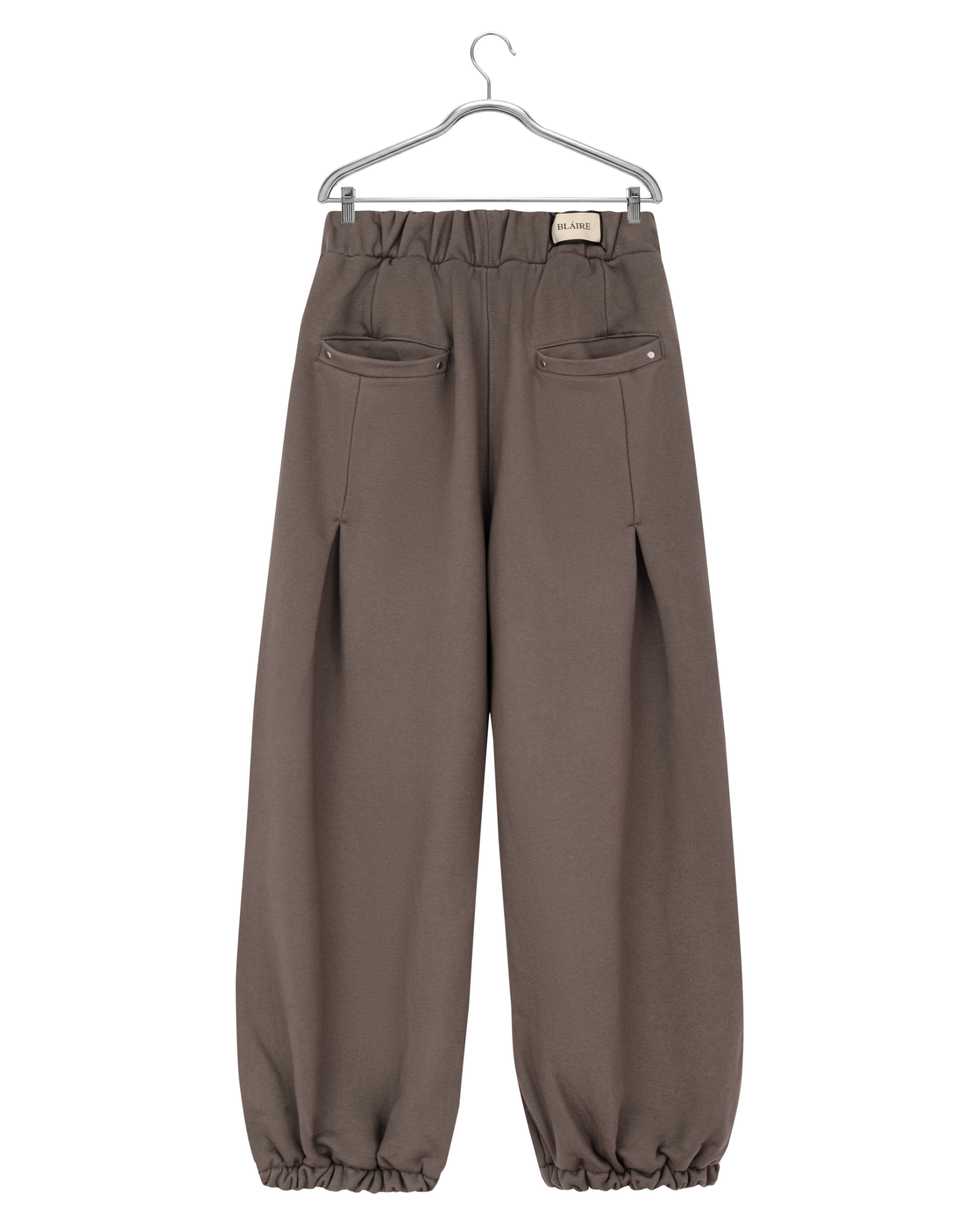 EVERGREEN WIDE LEG PLEATED SWEATPANTS Image