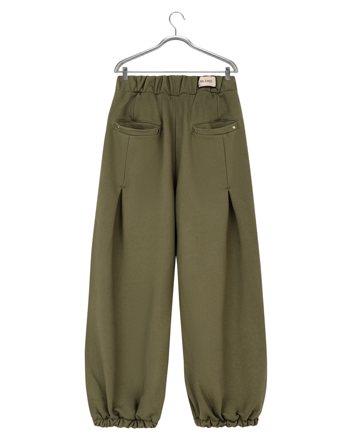 EVERGREEN WIDE LEG PLEATED SWEATPANTS — 2