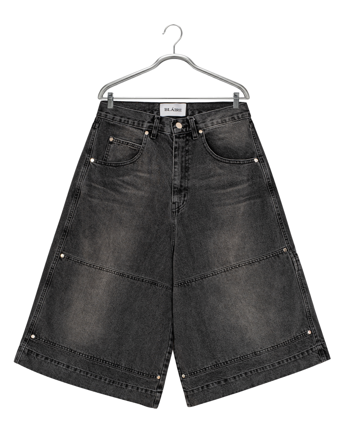 DOUBLE KNEE BOTTLE JORTS — 1