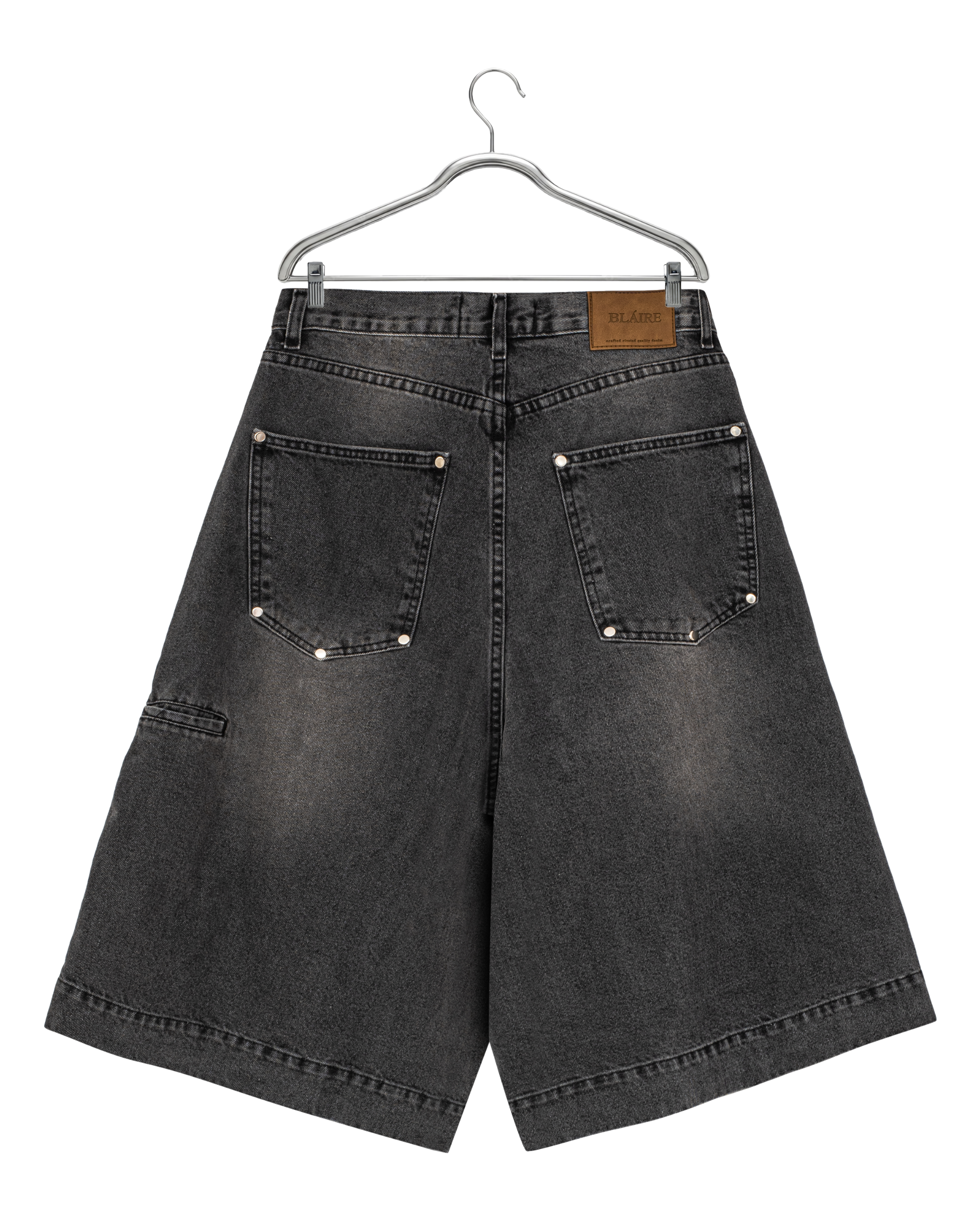 DOUBLE KNEE BOTTLE JORTS Image 2